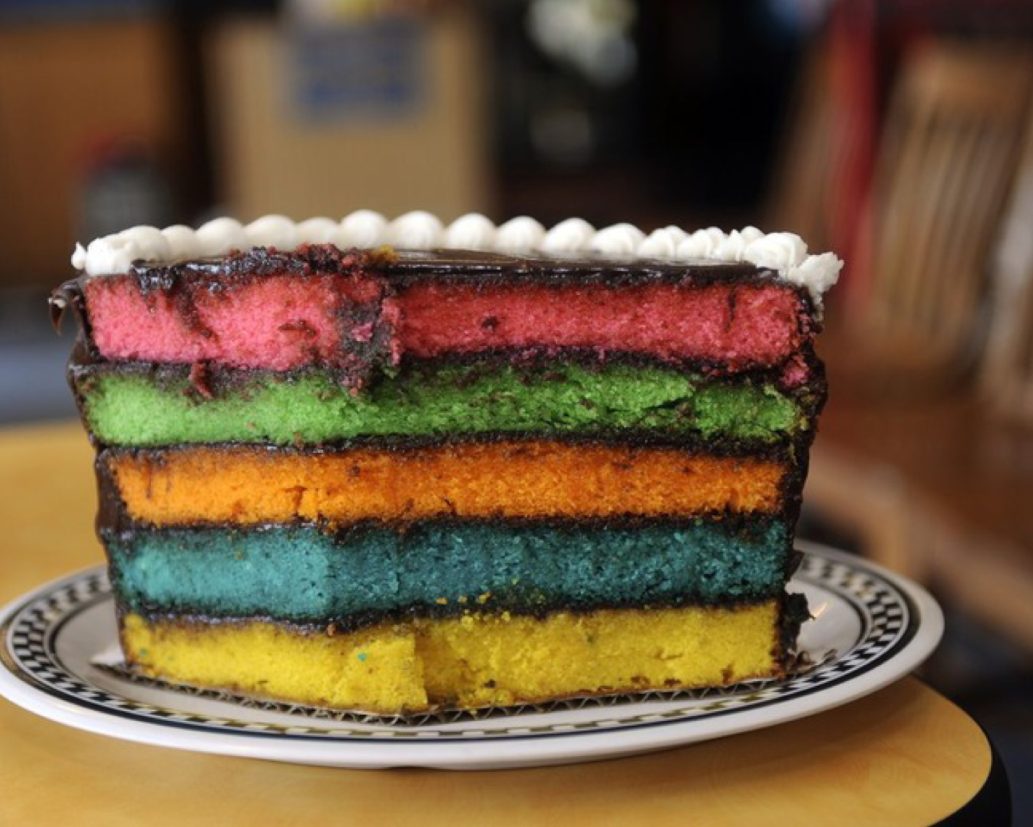 Classic Baltimore Rainbow Cake