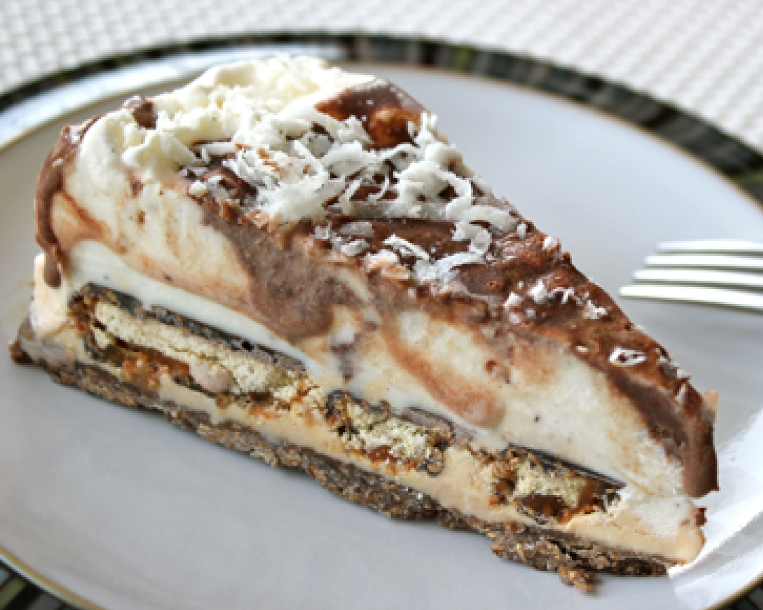 Samoas Ice Cream Cake