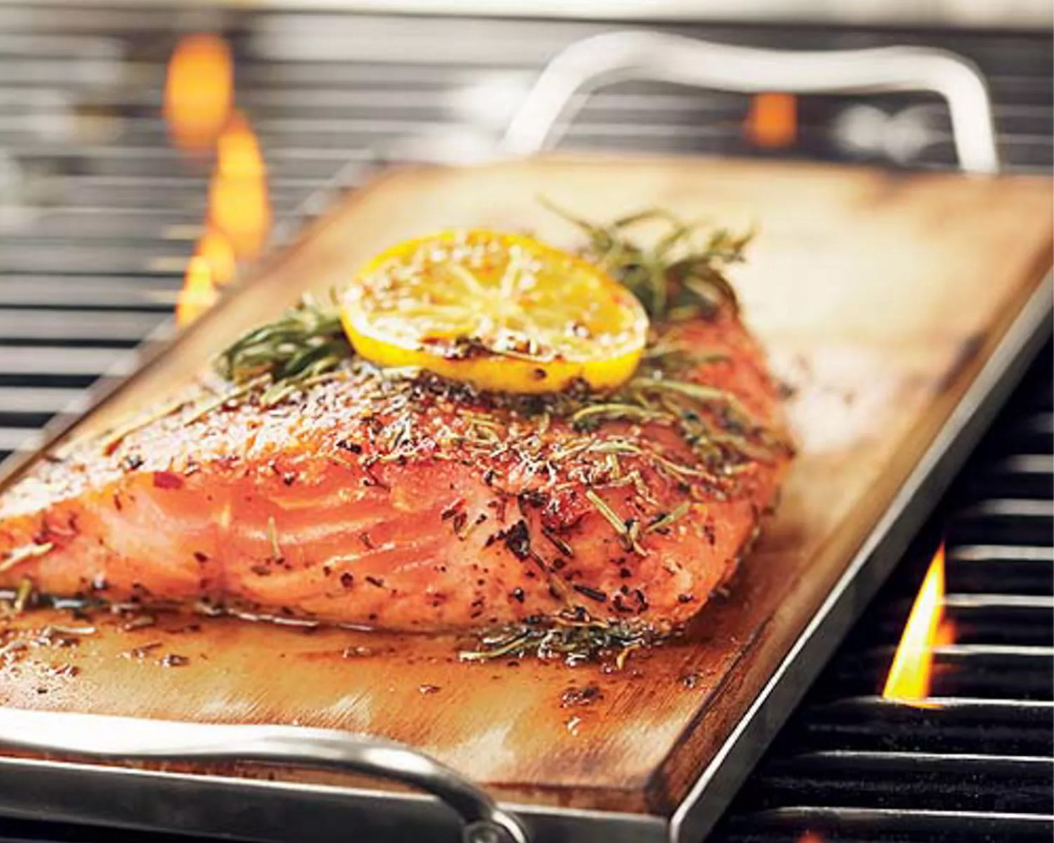 Planked Salmon With Dill and Lemon