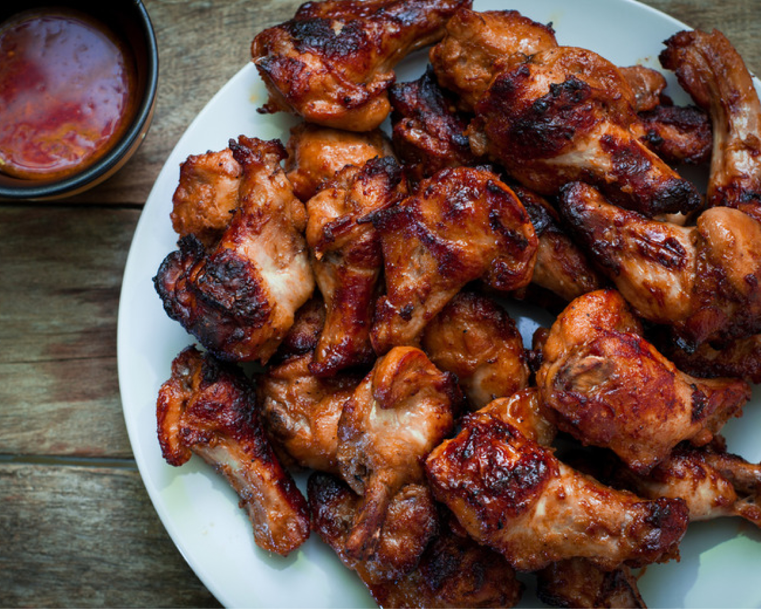Sweet And Spicy Raspberry Chicken Wings